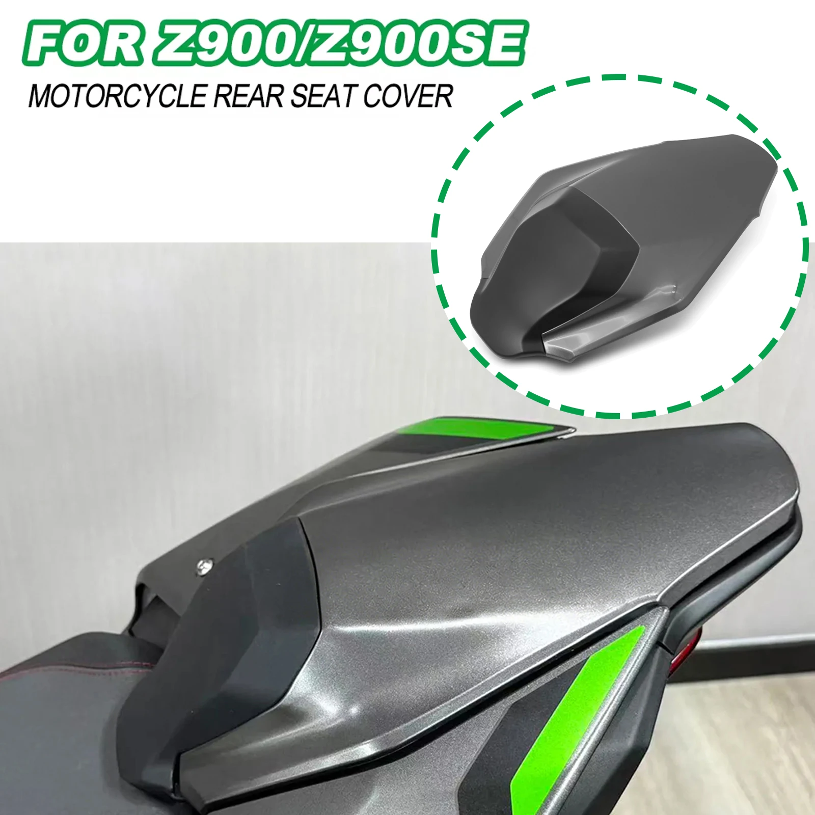 

For Kawasaki Z900 2026 Z 900 2025 Motorcycle Z900 SE 2025 2026 ABS Rear Passenger Pillion Seat Cowl Fairing Tail Cover