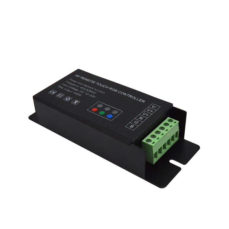 AP-039RF Aipin RF Touch Panel Remote Light Tape RGB LED Controller DC12V 24V 6A*3channel 18A led Bar dimmer Switch RGB led strip