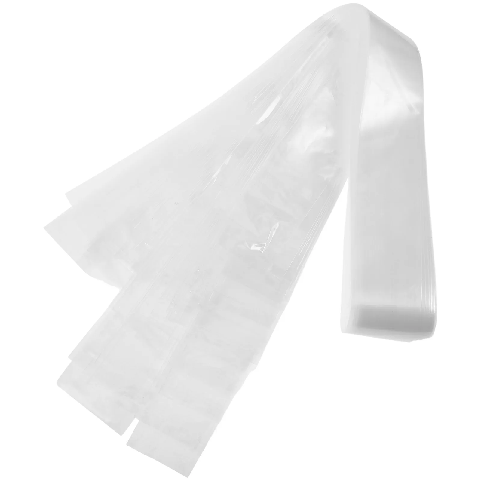 

100Pcs Dustproof Belt Storage Bags Slim Transparent Plastic Sleeves Long Storage Sleeve for Dress Belts Anti Dust Cover