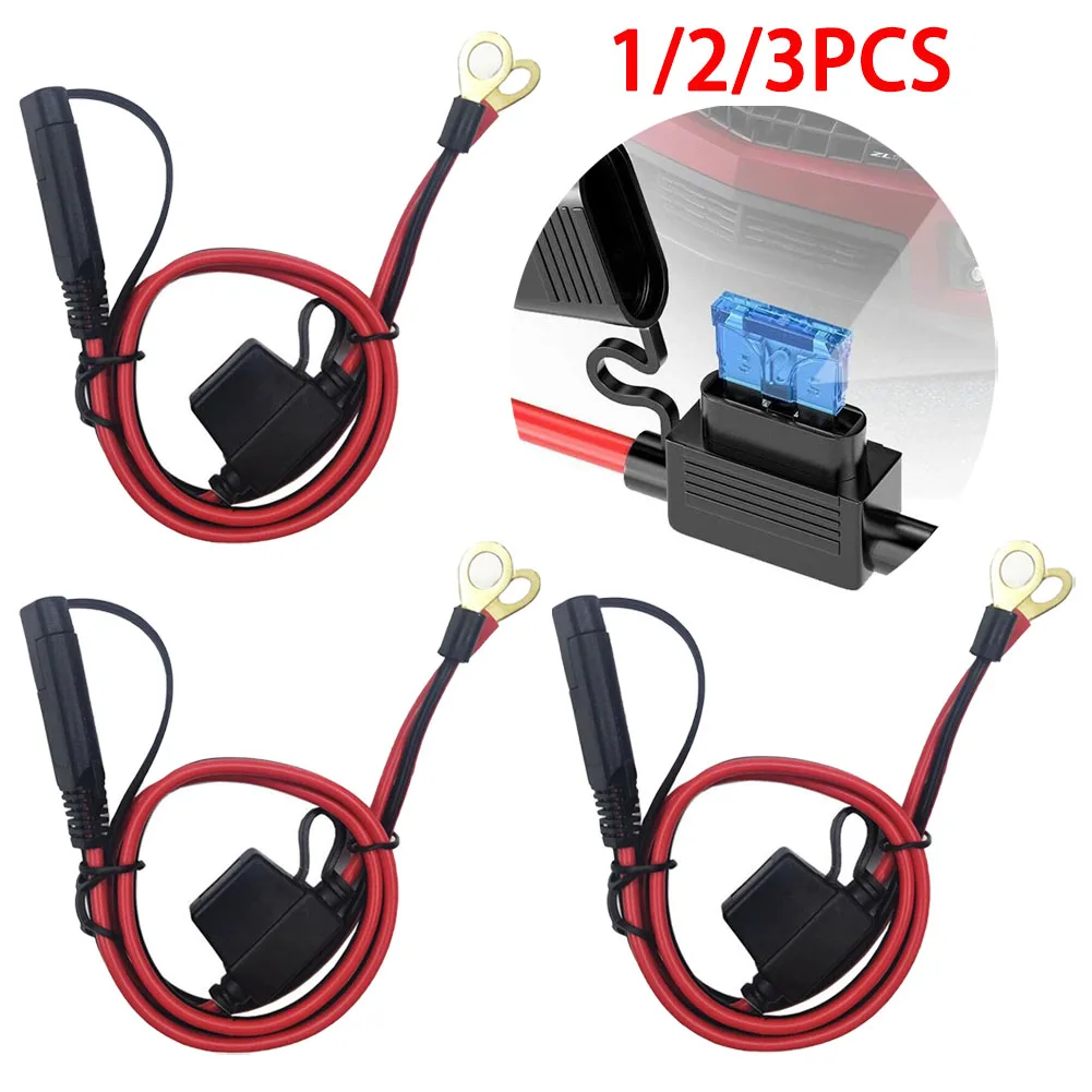 12-24V Charger Cable For Motorcycle Battery Terminal To SAE Quick Extension Cord Cable Connector For Battery Charger Moto Parts