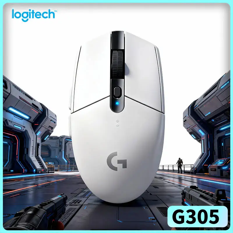 

Logitech G305 LIGHTSPEED Wireless Mouse, 12000 DPI HERO Sensor, 6 Customizable Buttons, 250h Battery, PC Mac Gamer Favorite