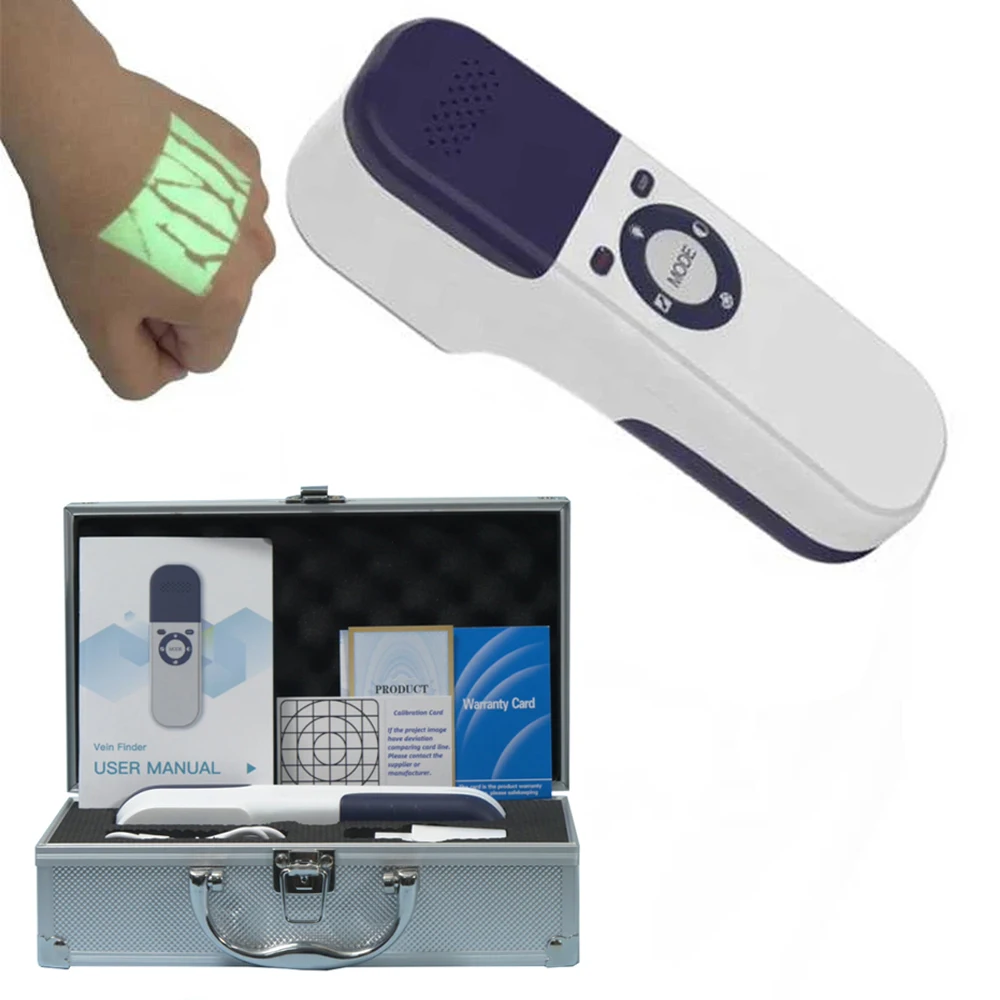 Handheld Portable Vein Finder Device Medicos Human Child Near-Infrared Blood Vessel Display Nurse Aids Medical Device Accesorios