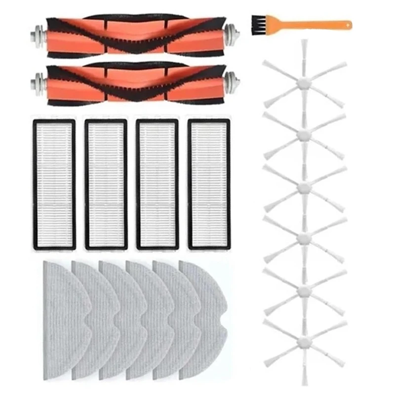 Piezas de recambio de Robot aspirador Mijia 2C STYTJ03ZHM, Cepillo Lateral principal, filtro HEPA, Kit de accesorios de paño de mopa