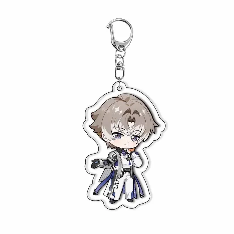 Cute ZheZhi Yinlin Jinhsi Xiangliyao Encore Changli Jiyan Keychains Hot Game Wuthering Waves Acrylic Key Chain Anime Pendant