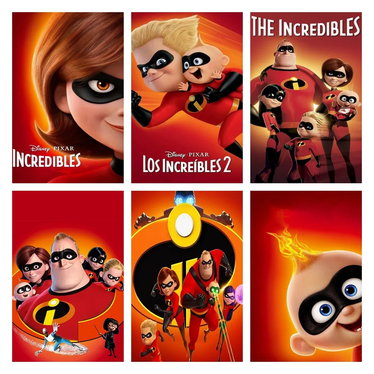 Canvas Painting The Incredibles Modern Interior Home Decor Posters Prints for Kids Bedroom Room Background Wall Decoration Gift