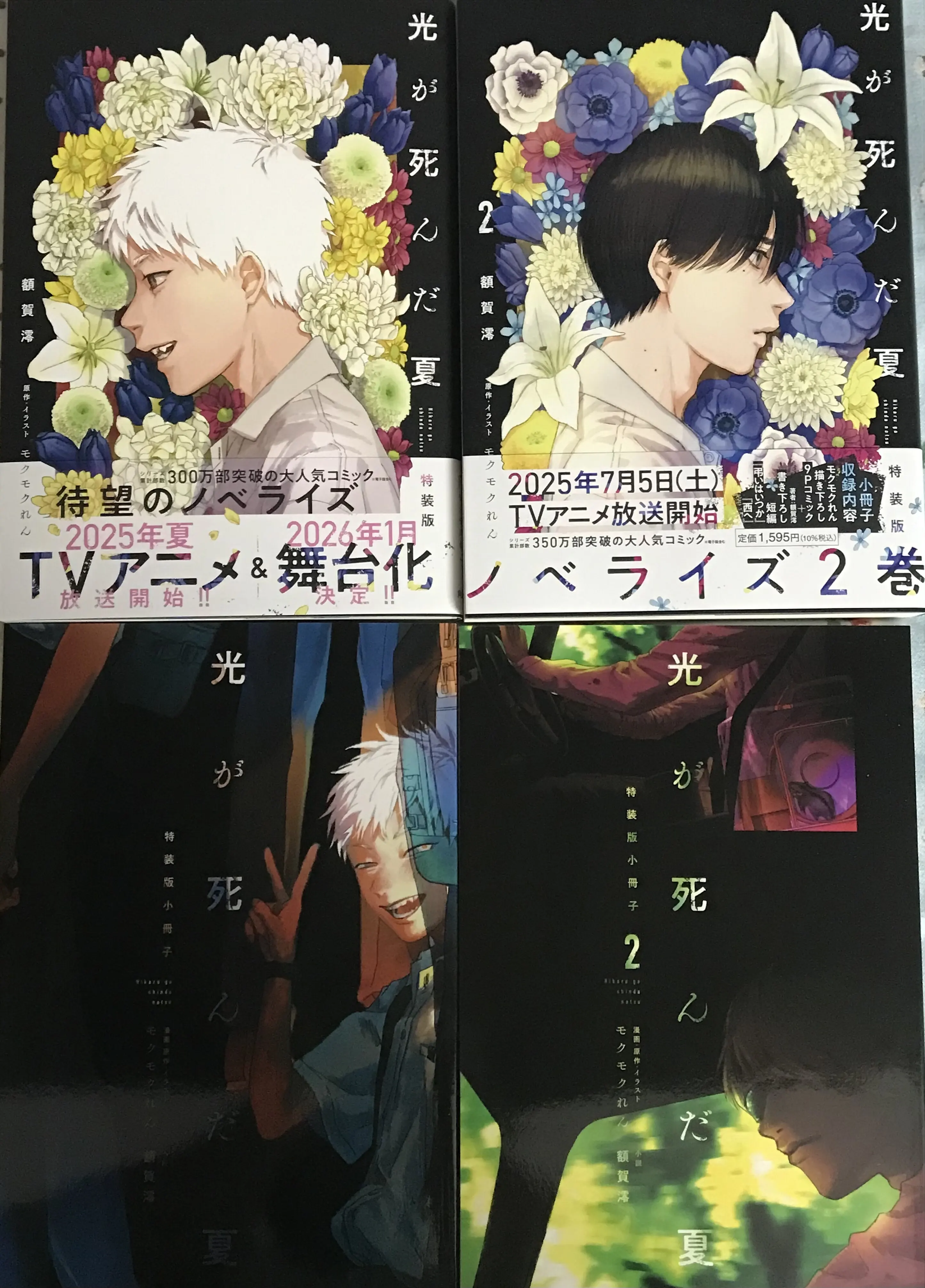 Image 7: Le roman officiel « L'été où Hikaru est mort » de Hikaru Yoshiki – BL, jeunesse, horreur, suspense, drama, campus, anime, manga, bande dessinée, livre d'art