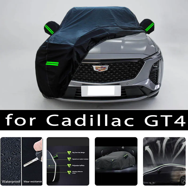 

For Cadillac GT4 Outdoor Protection Full Car Covers Snow Cover Sunshade Waterproof Dustproof Exterior Car accessories