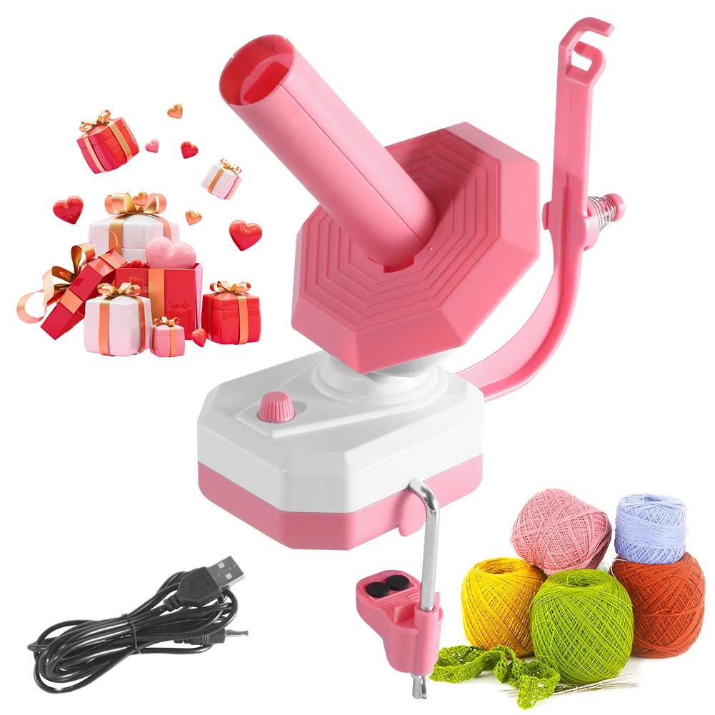 

Yarn Winder Crochet Yarn Winder Non Slip Base Automatic Yarn Spinner Cake Dispenser Electric Spooler for Knitting Enthusiast