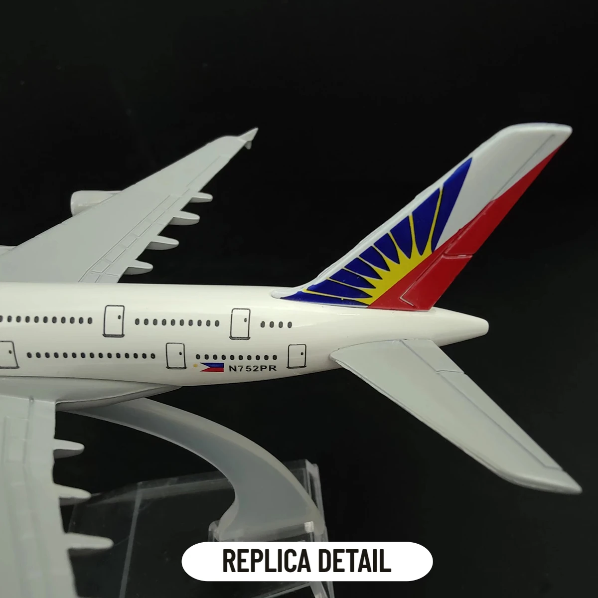 Scale 1:400 Metal Airplane Replica 15cm Philippines Airlines Boeing Airbus Model Diecast Aircraft Miniature Gift for Boy Girl