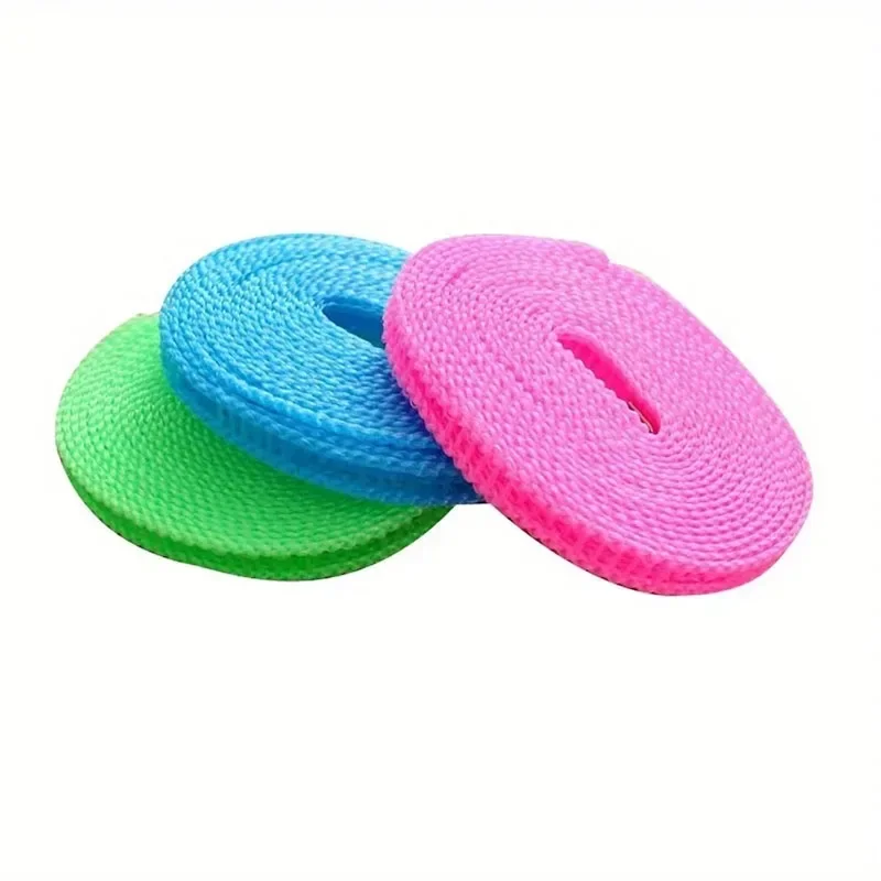 Outdoor Clothesline Nylon Non-Slip Laundry Line Rope Travel Business Windproof Clothes Cord 5/10 Meter Long image 6