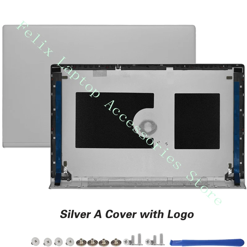 VFPVN-Cubierta trasera para portátil DELL Inspiron 7500 7501, cubierta trasera LCD, reposamanos, parte inferior, tapa trasera, Plata