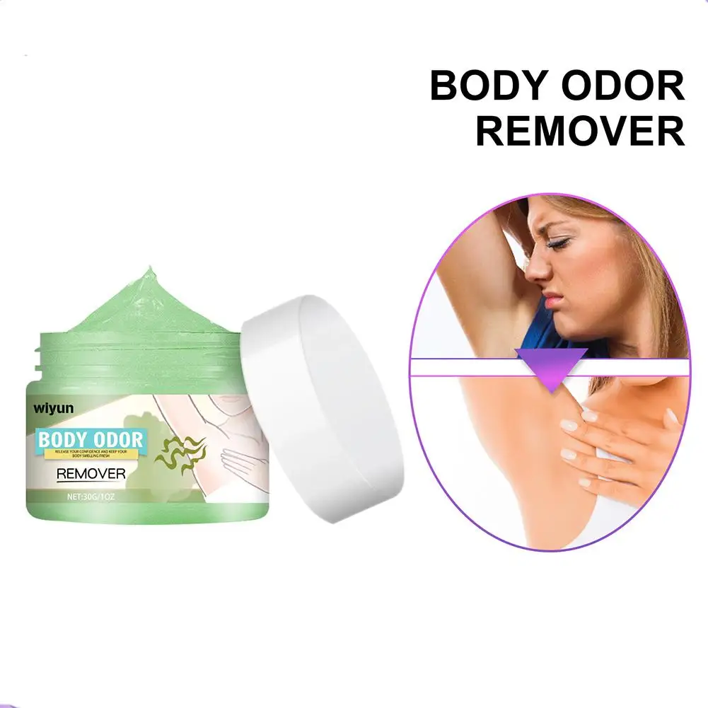 Effective Body Odor Removal Cream Sweat Eliminator Antiperspirants Smell Lasting Underarm Deodorizer Odor Armpit Treatment X4J4