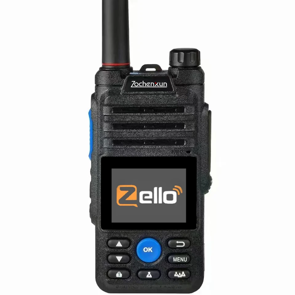 Топ! B5 Zello Walkie Talkie 4g Радио с SIM-картой Blue tooth Двусторонняя рация дальнего действия Профессиональная мощная рация