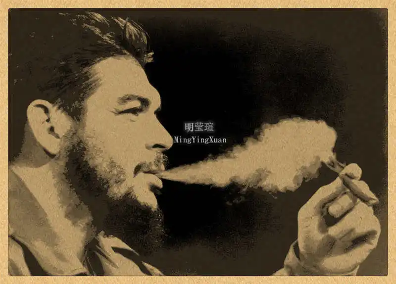 Che Guevara Poster Kraft Club Bar Paper Vintage Poster Wall Art Painting Bedroom Study Stickers