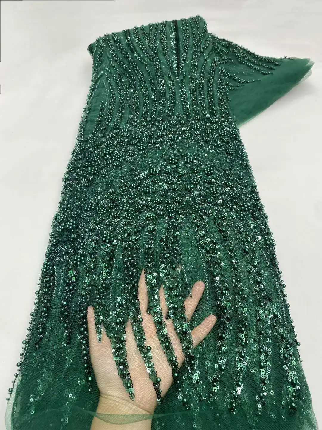 アフリカのレース生地,スパンコールとビーズの刺embroidery,ナイジェリアの花嫁介添人,フレンチチュール,結婚披露宴,高品質,2022