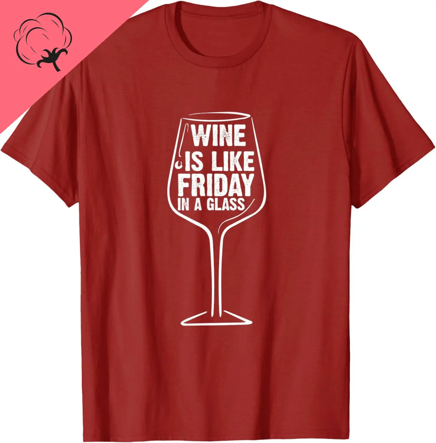 Wine Like Friday in A Glass Women's Chardonnay Funny Alcohol T-Shirt Unisex Summer Streetwear Tops Custom Printed Graphic TShirt