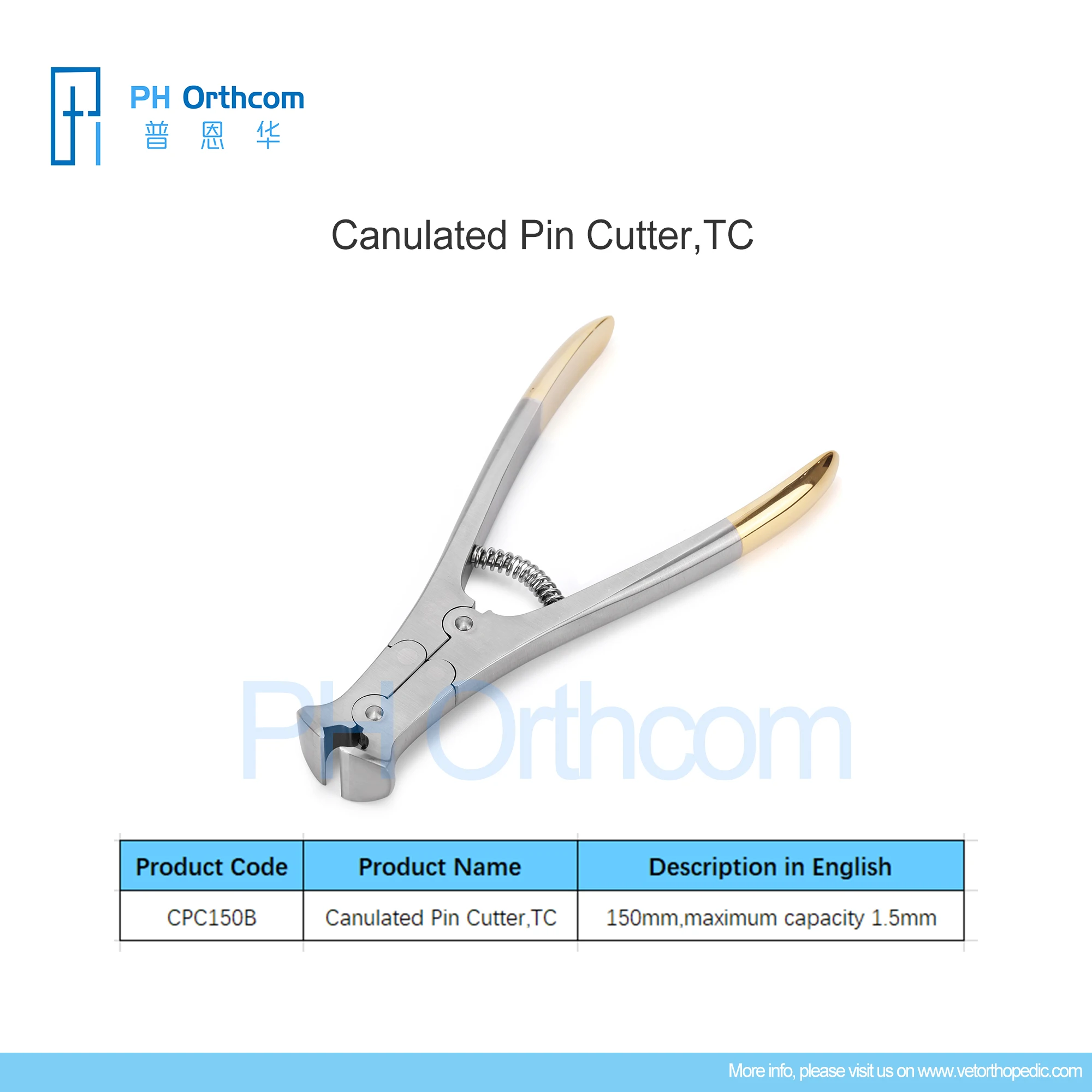 Orthopedic Cannulated Pin Cutter Veterinary Pets Mascotas Surgery Surgical Instruments Medical Supplies and Equipments