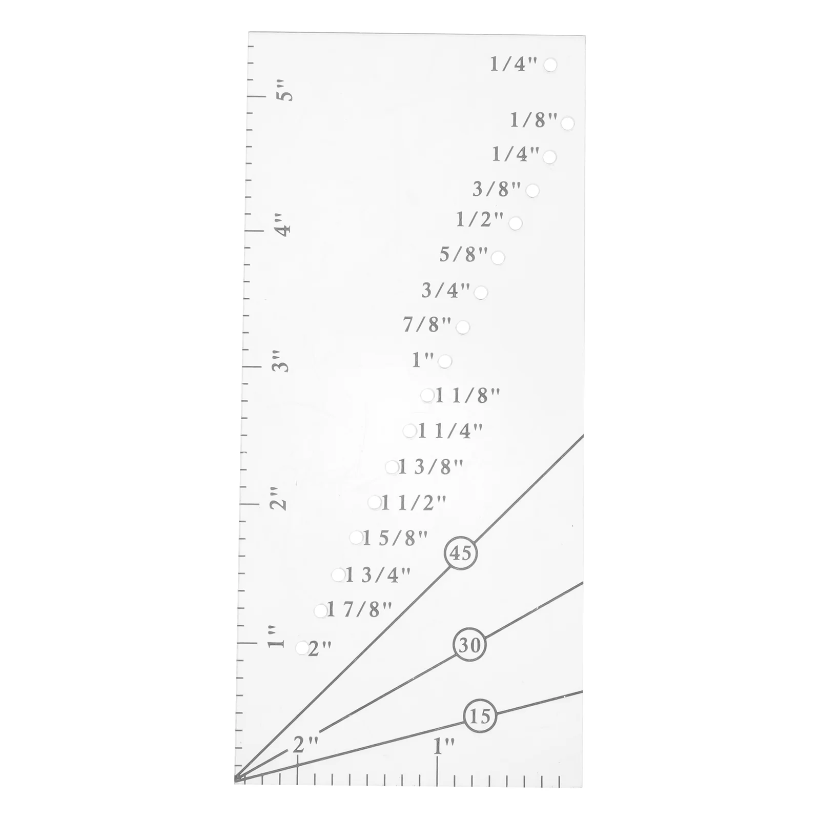 Patchwork Sewing Ruler Acrylic Measure Machine Resistance Household Quilting Needles Plastic Gauge Tailor Craft Tool