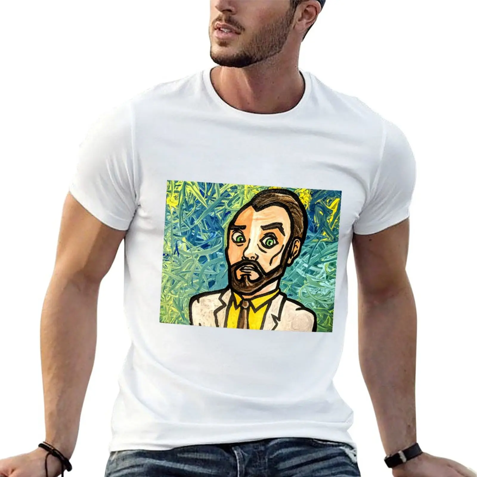 

Мужская белая рубашка, футболка, повседневная футболка для упаковки, мужские рубашки t Krieger