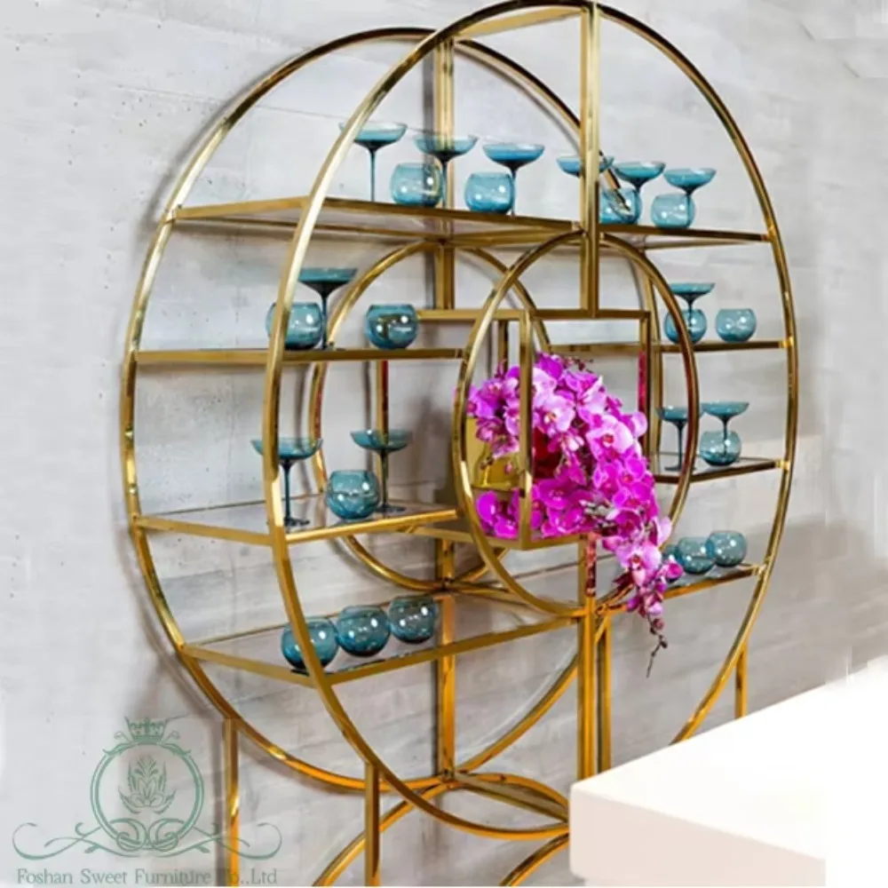 

Customized new product gold supplier shelves