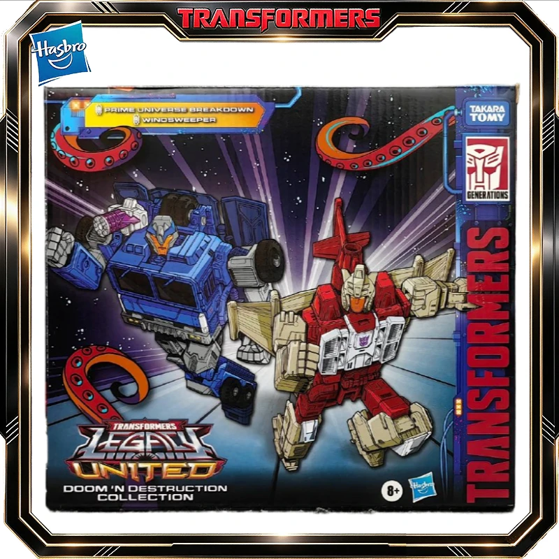 In-Stock Hasbro Classic Transformers Toys Legacy United Breakdown Windsweepe Action Figures Robot Toys Collectibles Hobbies Gift