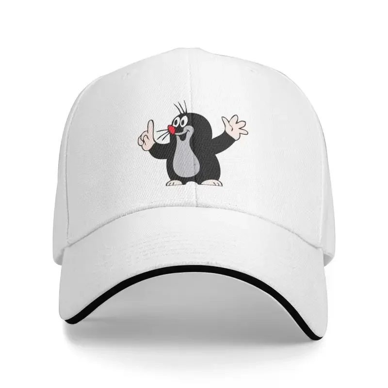 

Y2K Punk Cute Mole Baseball Cap Men Women Adjustable Cartoon Krtek Little Maulwurf Dad Hat Sun Protection