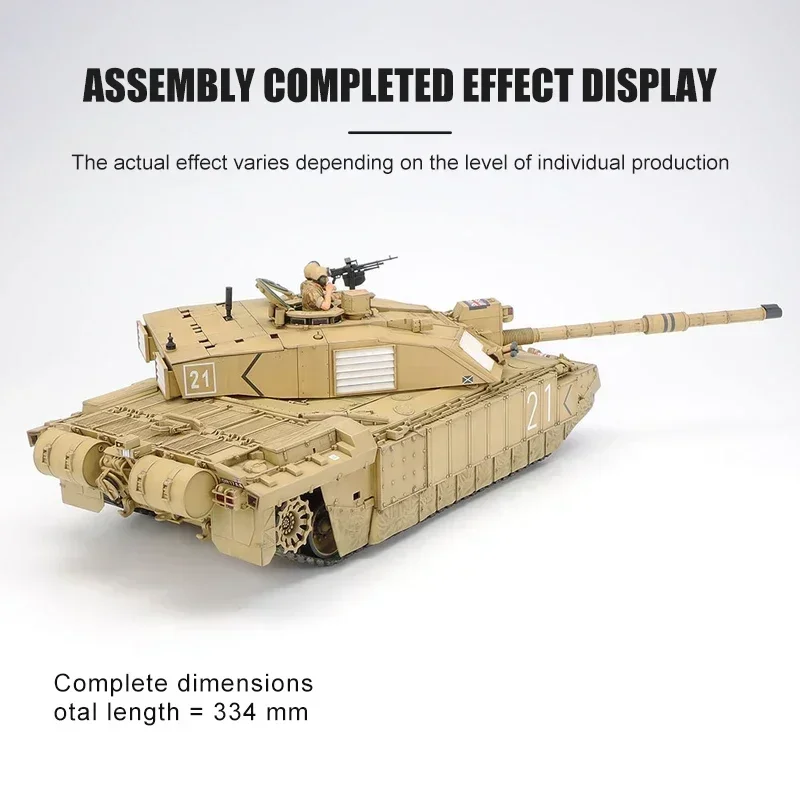 1/35 모델 키트 TAMIYA 35274 영국 챌린저 2 주요 전투 탱크 조립 규모 diy 장난감