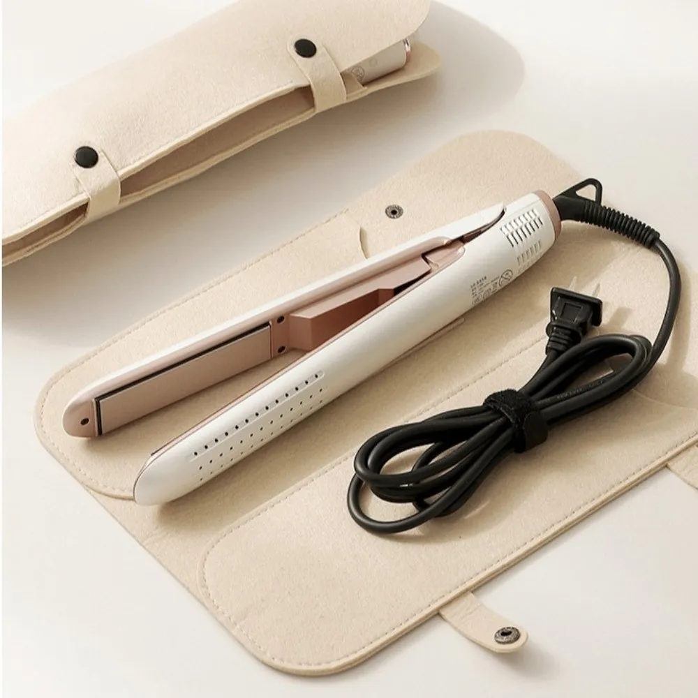 Felt Curling Iron Bag Dustproof Heat-Resistant Straightener Storage Pouch HighTemperature Protective Cover