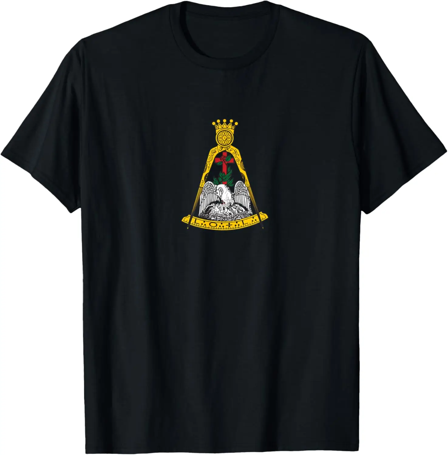 

Masonic Scottish rite rose croix Rosicrucian pelican symbol T-Shirt