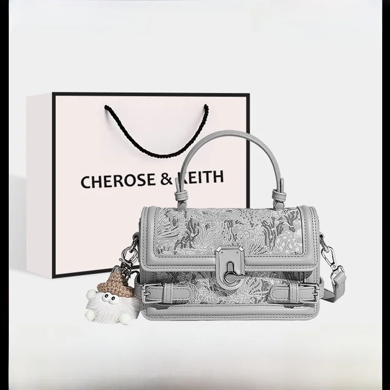 

Faionable Cherose & Keith Moonlight Treasure Box, сумка на одно плечо, женская новая сумка 2025 года, пригородная сумка из мягкой кожи