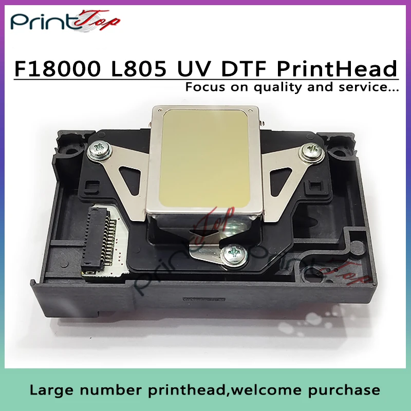 Originele f180000 l805 Printkop UV dtf printer machine printkop voor Epson R290 R330 L800 L801 L850 T50 TX650 RX610 printer