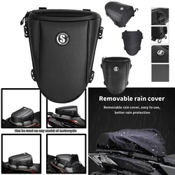 For HONDA CB300R CB400 CB400S CB500X CB600F/1000F CB650R CBR650F Backpack for Motorcycle Tail Bag Multi-functional Rear Seat Bag