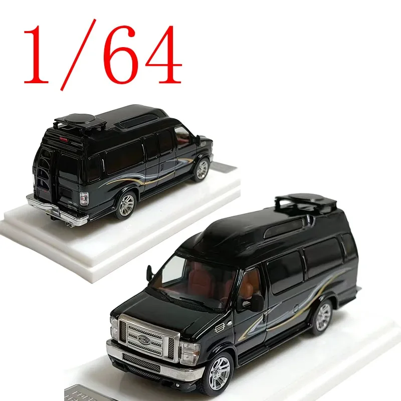 

MK Diecast 1/64 Scale Ford Alloy Model Cars Ford E350 Play Vehicles Toys for Boys Gift Original Box