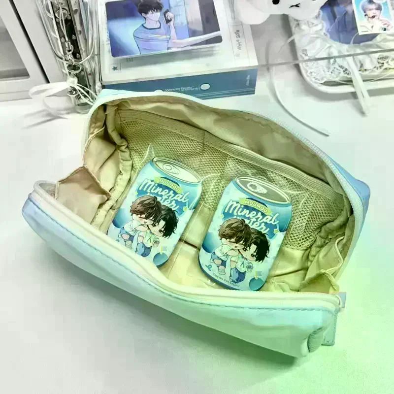 Large Capacity Waterproof Pencil Case Spacious Storage Kawaii Student School Stationery papelería Office Organizer