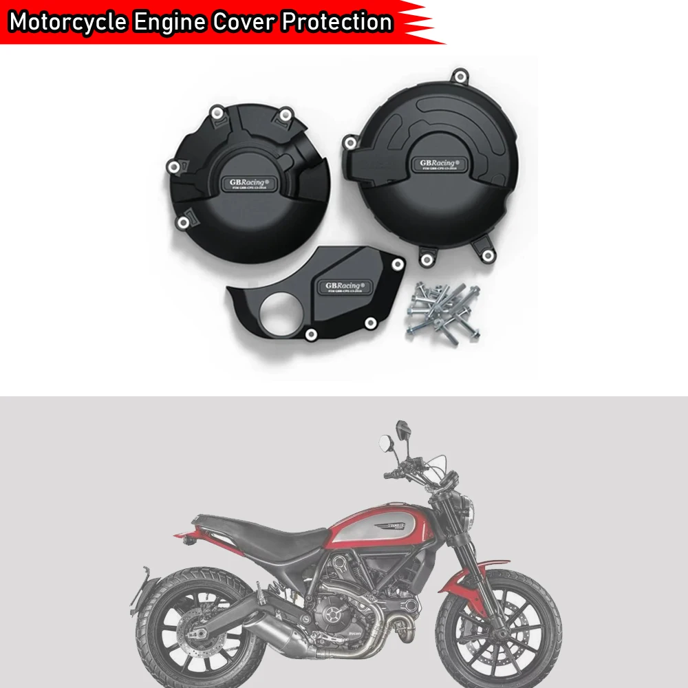 

for Ducati Scrambler 800 2015-2018 / Scrambler 400 Motorcycle Engine Cover Protection