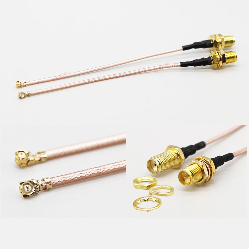 10PCS/LOT SMA Female to uFL/u.FL/IPX/IPEX1 Female Connector RF Coax Pigtail Antenna Extension Cable  RG178 SMA IPEX Cable