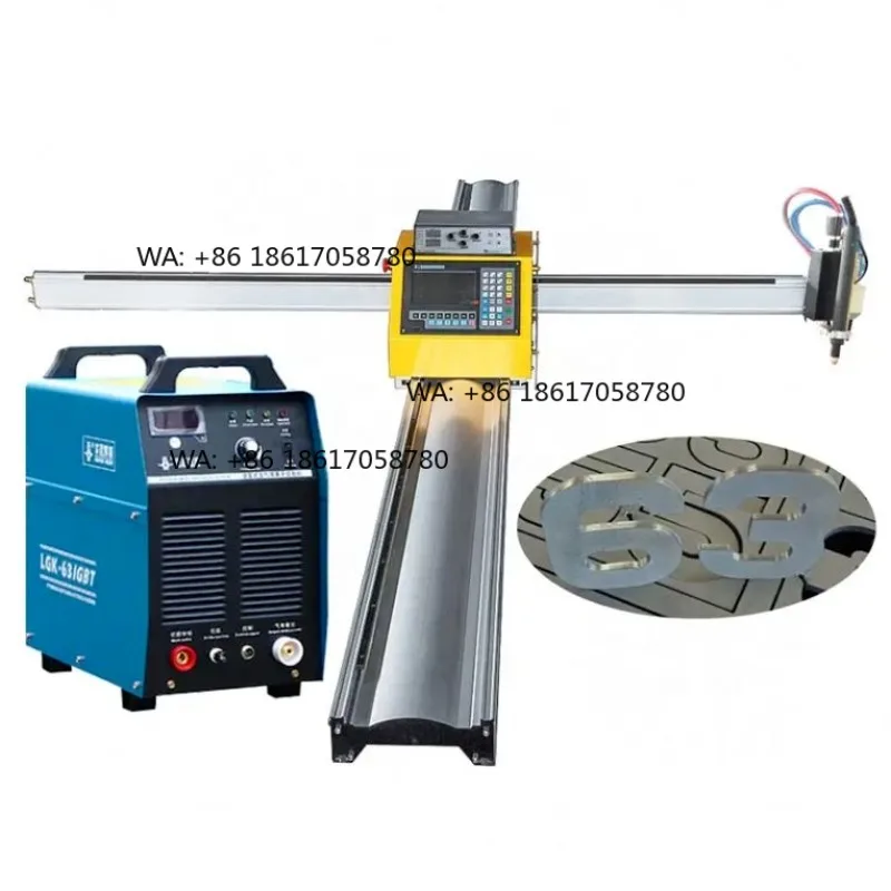 Portable Plasma Cutting Machine CNC Flame Metal Cutter With 63A 80A 120A 160A 200A Plasma Power Supply