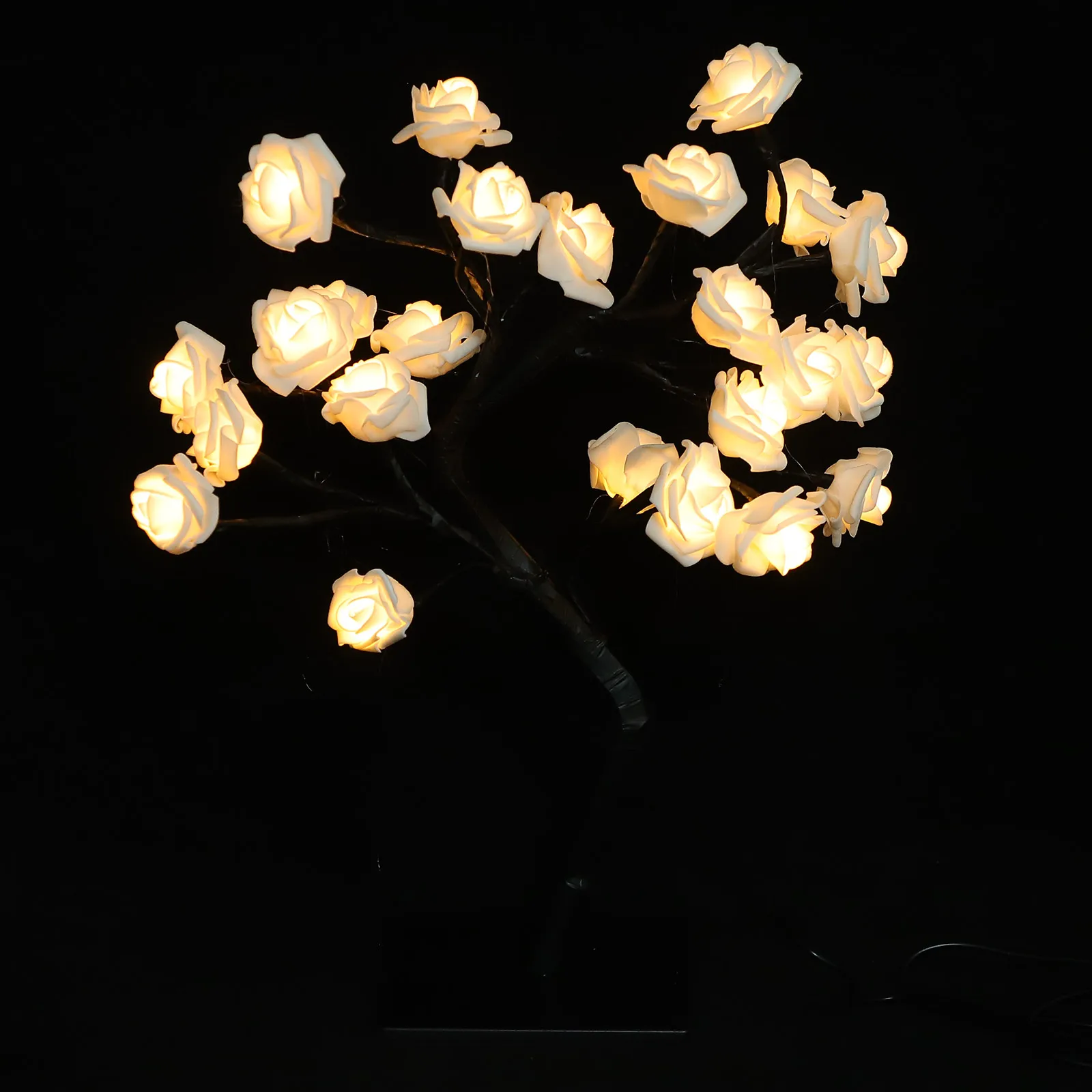 

Rose Tree Beautiful Desk Unique Desk Lamp Waterproof Indoor Light Creative Shape Led Lamp Light Romantic