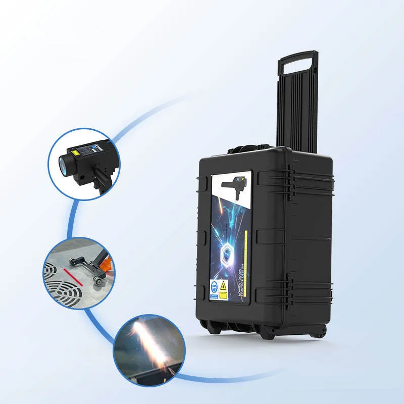 Multipurpose Rust Removing Paint Laser Remover 100W Pulse Laser Cleaning Machine For Stainless Steel Aluminum Metal Sheet