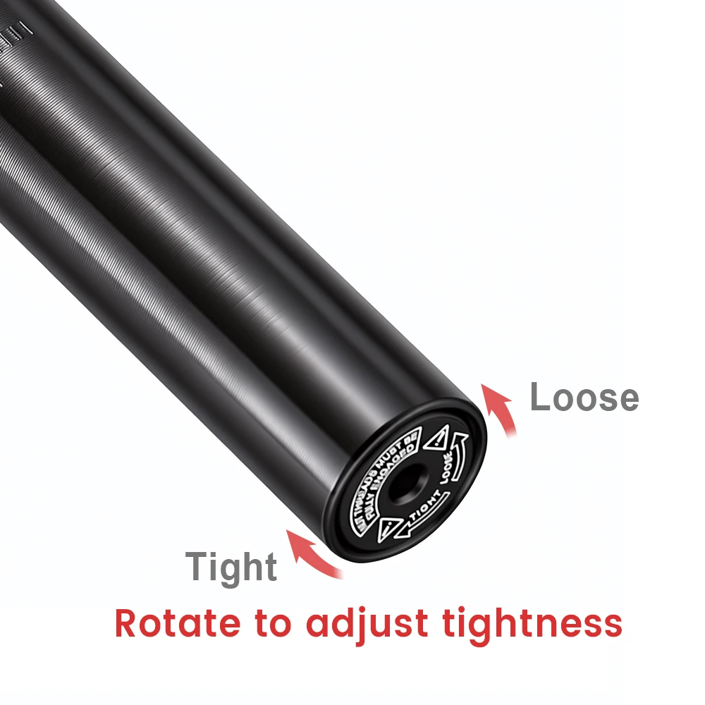 MTB Gefederte Sattelstütze 28,6/30,4/30,9mm Verstellbare Stoßdämpfende Fahrradsattelstütze für Mountainbikes – Detail 4