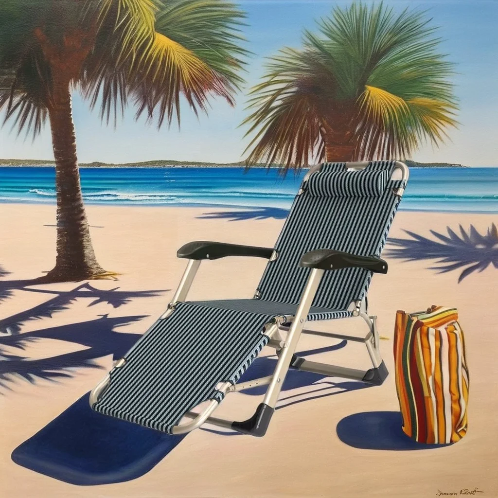 

Lightweight Outdoor Portable Lounge Recliner Modern Metal Garden Beach Chair for Garden Park Bedroom Outdoor Furniture