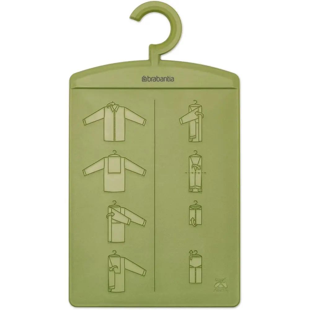 Calm Green Hanging Board for Wrinkle-Free Shirts and Sweaters | Ideal for Organized Closet Storage