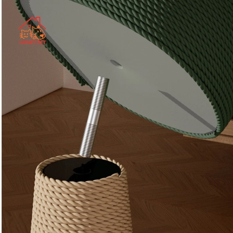 Mushroom Cat Scratching Board Wear-resistant Non-Debris Vertical Sisal Rope Claw Sharpening Tease Cat Toys Rascador Gato