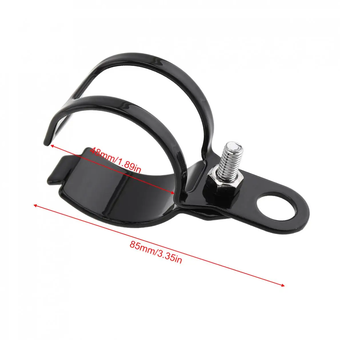 Brand New 2pcs Motorcycle Mount Turn Signal Bracket Flasher Bracket Blinker Indicators Holder Fork Mount Clamp for ATV / Scoote image 2