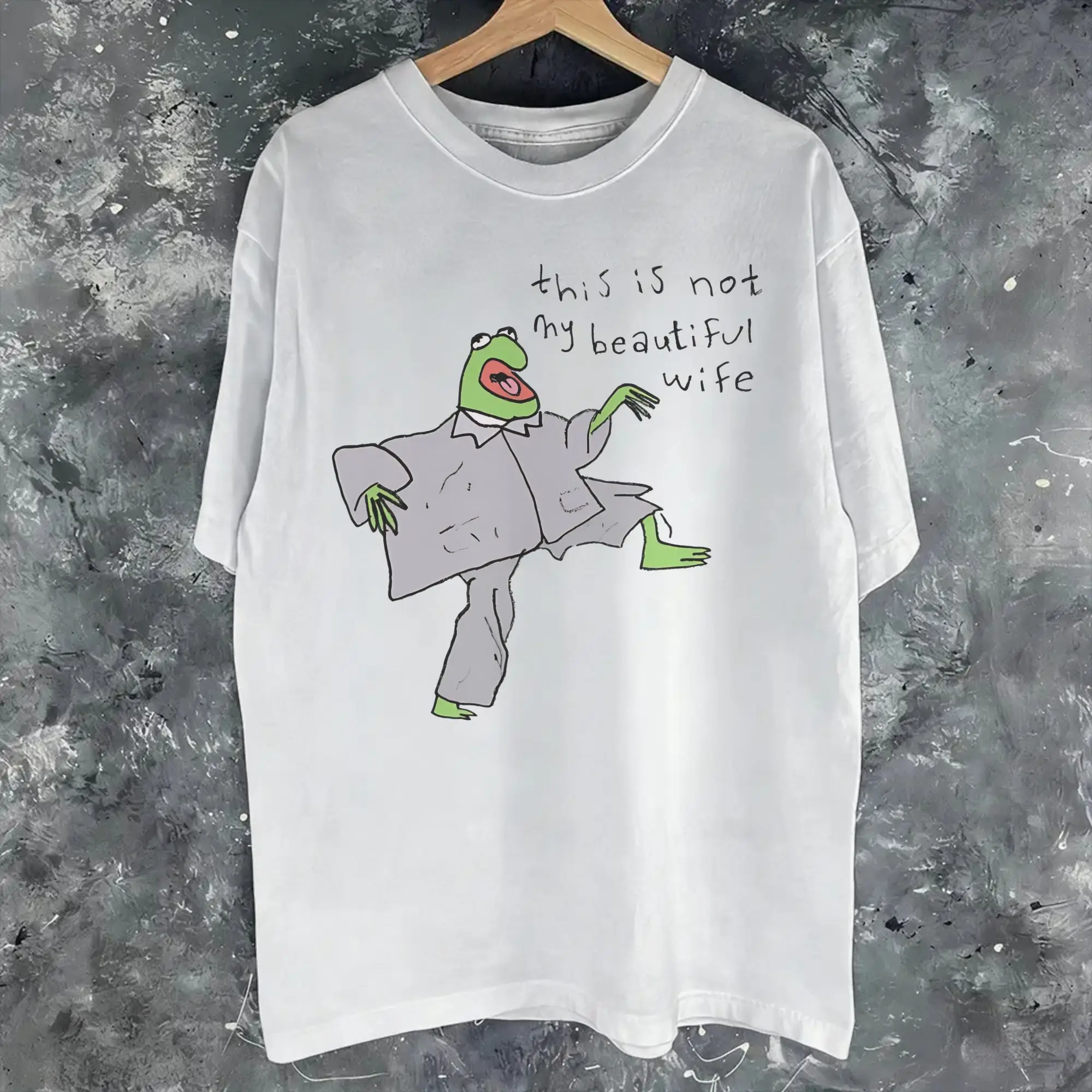 Kermits the Frog Tee Shirt for Men Women Gift Idea T Shirts  100% Cotton Clothing