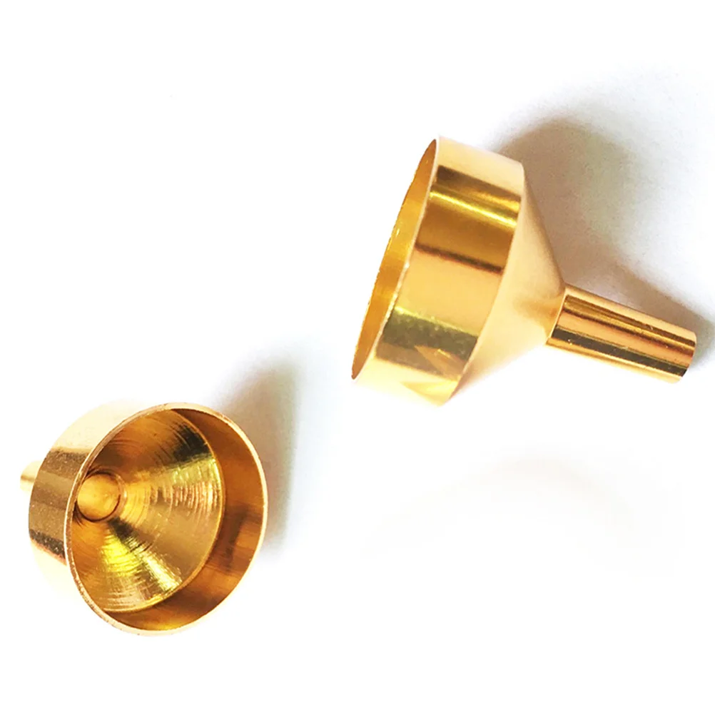 

15Pcs Mini Funnels High Grade Alumite Material for Convenient Liquid Transfer Small Funnels for Filling Small Bottles