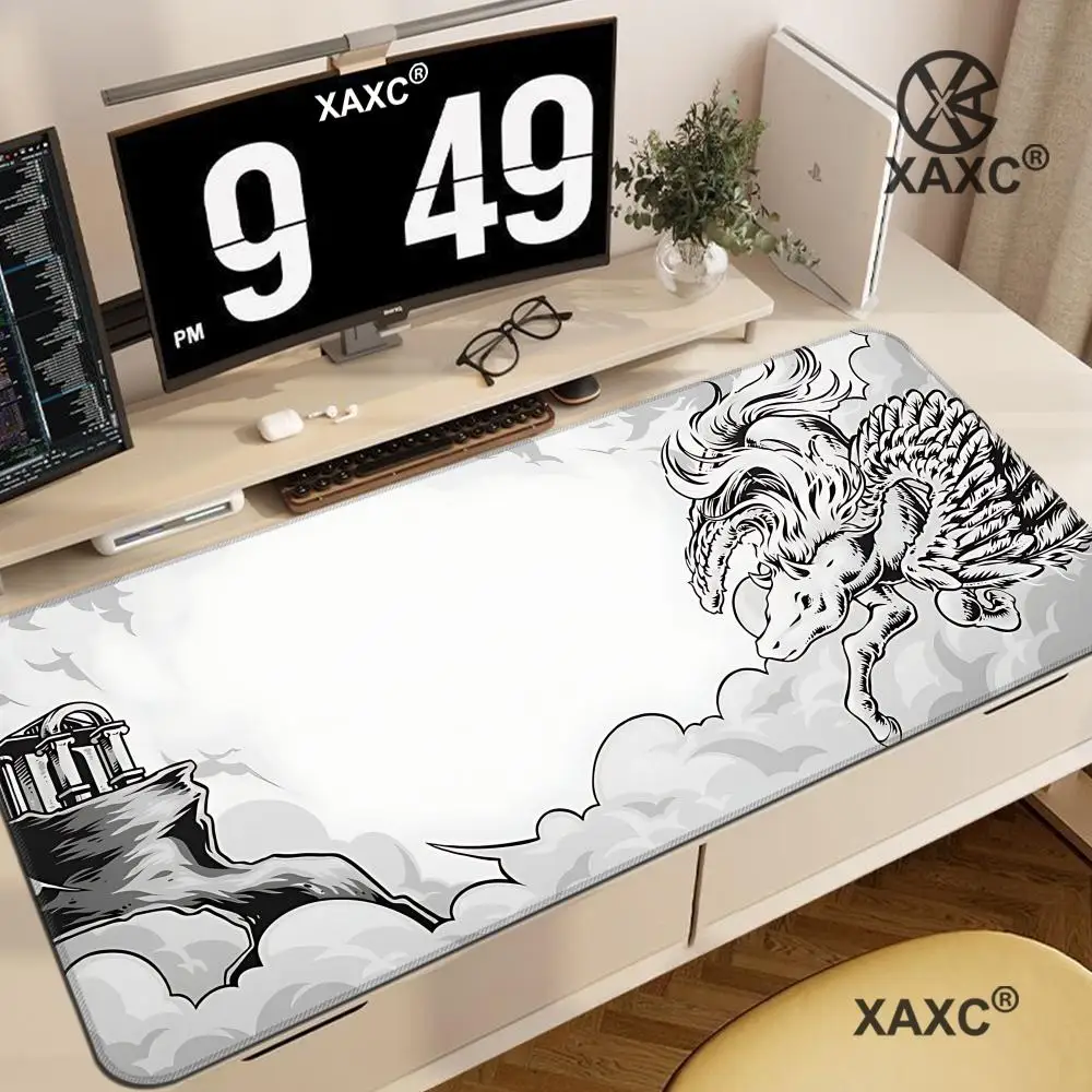 

Japanese Anime Black Mouse Pad Computer Durable Deskmat XXL Non-Slip Rubber Large Size Playmat for Office Gaming Accessories