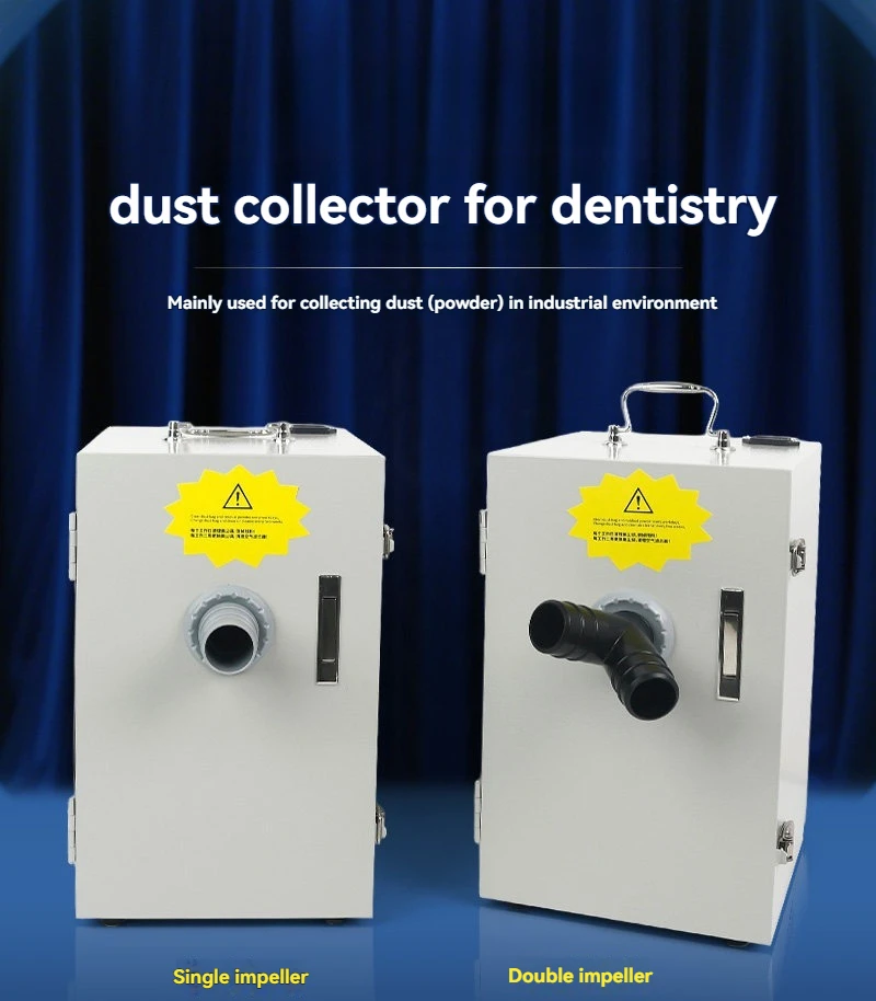 New Dental Technician Vacuum Cleaner Single Hole Double Hole Vacuum Cleaner Denture Processing Plant Laboratory Vacuum Cleaner