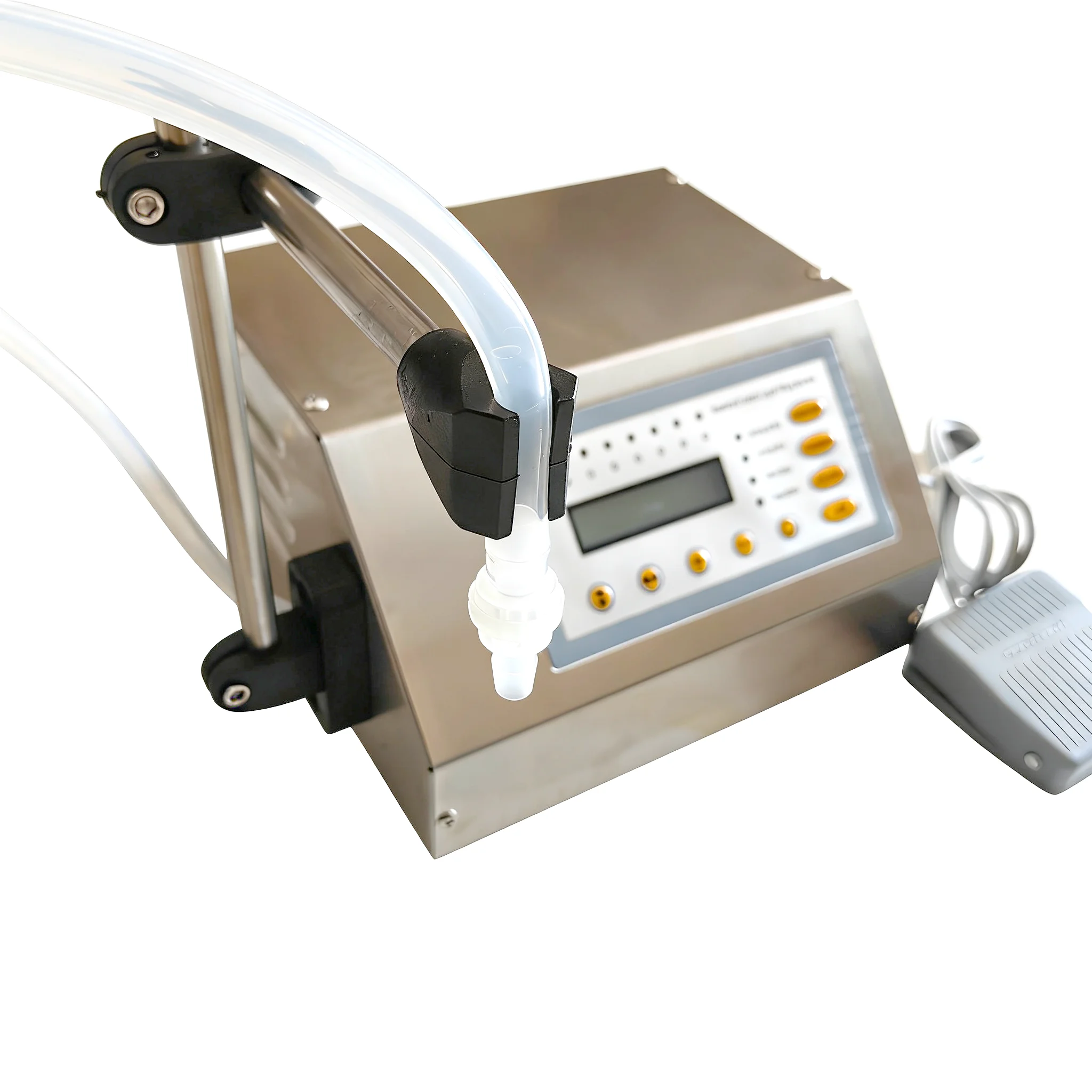 5000ml Filling Machine Diaphragm Pump Liquid Water Filler Auto Model Foot Padel Switch Juice Sauce Milk Perfume Automatic