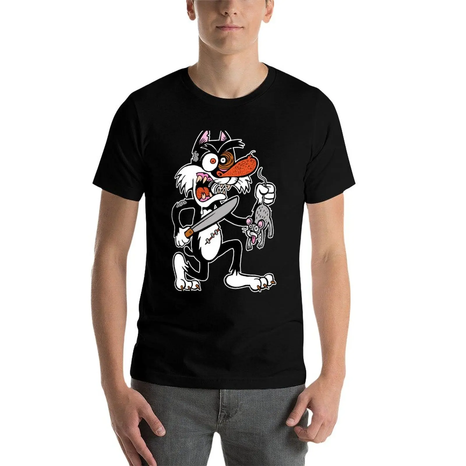 

Thrill Kill Kitty T-Shirt man tshirt t shirts for man slim fit T-Shirt